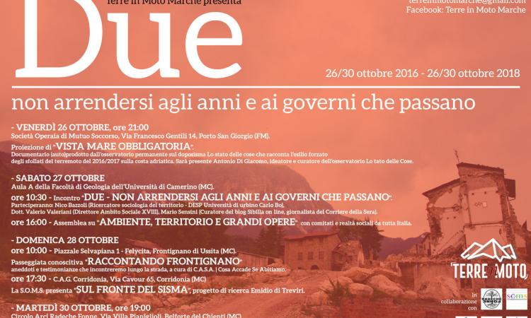 Terre In Moto: una serie di iniziative a due anni dal sisma