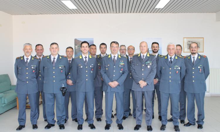 Guardia di Finanza di Macerata: il generale di brigata Fabrizio Toscano in visita alla Tenenza di Camerino Guardia di Finanza di Macerata: il generale di brigata Fabrizio Toscano in visita alla Tenenza di Camerino