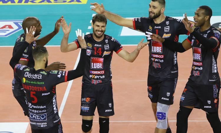 Torna il big match Lube-Perugia: giovedì in campo all'Eurosuole Forum