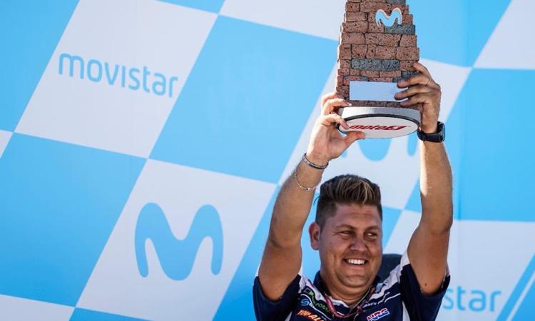 Marco Carancini, meccanico della Moto 3 sul tetto del mondo Marco Carancini, meccanico della Moto 3 sul tetto del mondo