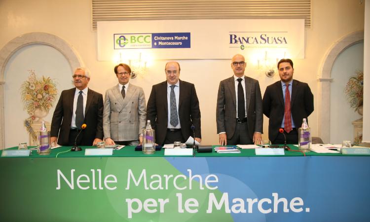 Bcc Civitanova e Montecosaro, ratificata l’incorporazione di Suasa e l’ingresso nel Gruppo Bancario Cooperativo