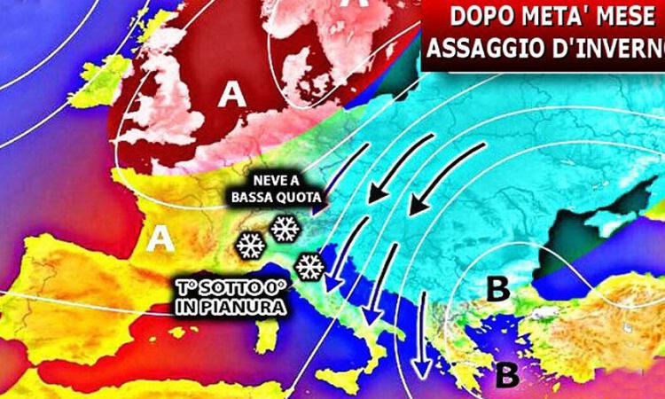 Meteo impazzito: dall'estate (di San Martino) alle neve in pochi giorni