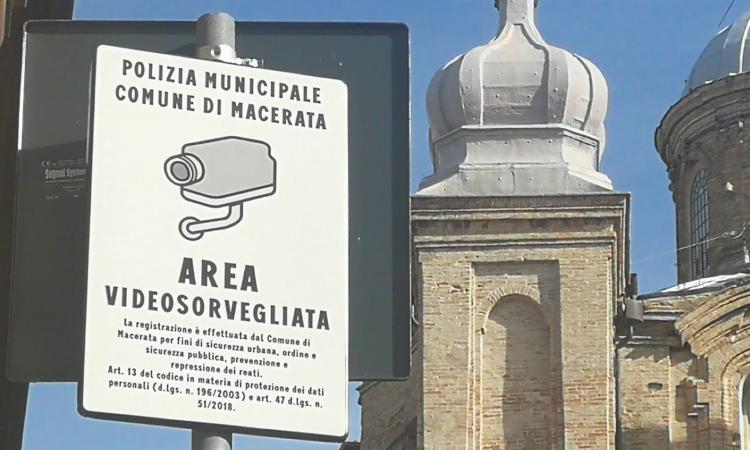Macerata, centro storico videosorvegliato