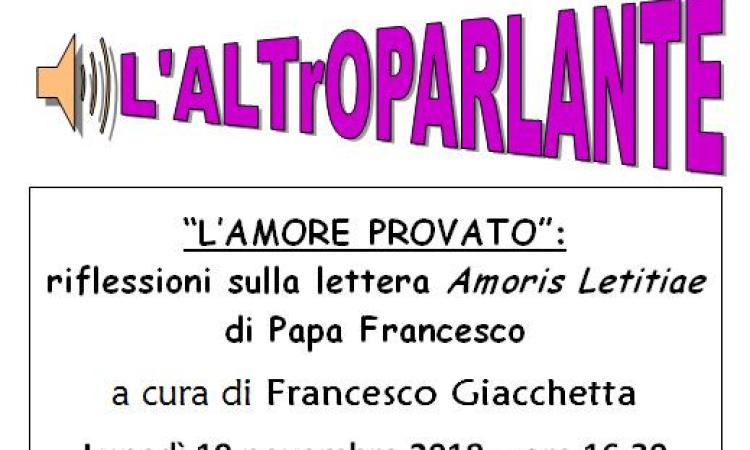 Macerata, riflessioni sull'amore con L'ALTrOPARLANTE