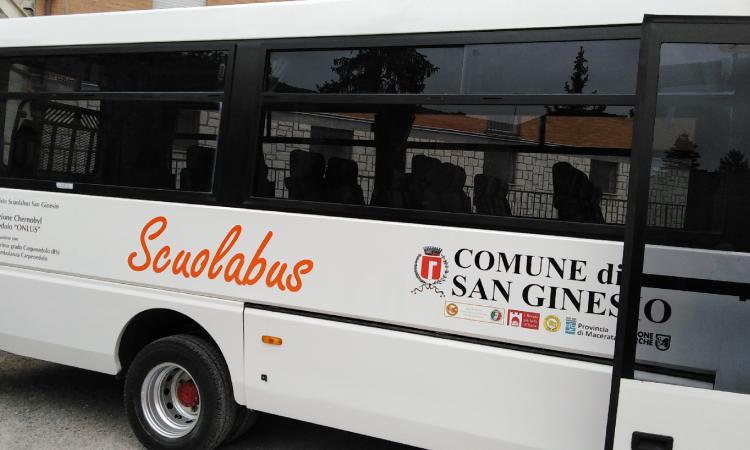 Un nuovo Scuolabus per gli studenti di San Ginesio
