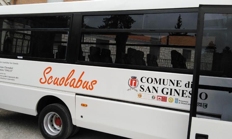 Un nuovo Scuolabus per gli studenti di San Ginesio Un nuovo Scuolabus per gli studenti di San Ginesio
