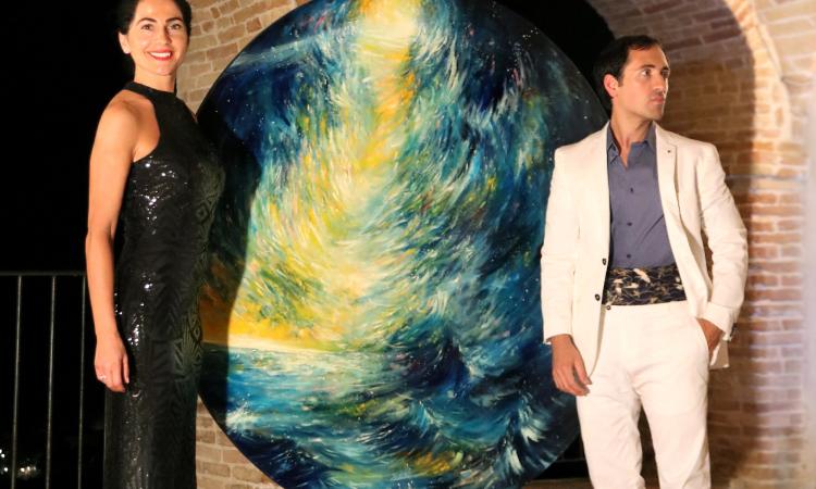 Mario Vespasiani alla Mostra d'Arte Contemporanea Premio Marche