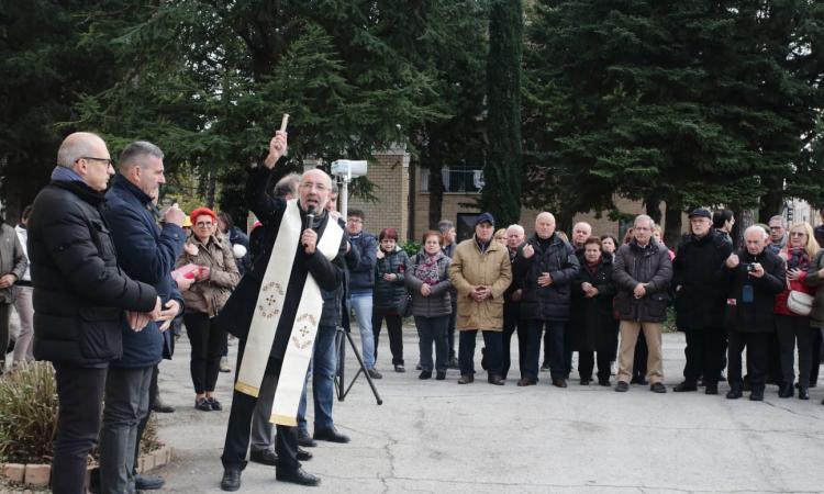 Treia, inaugurato il cantiere la parrocchia di Chiesanuova