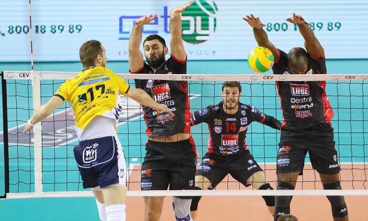 Volley, esordio vincente della Lube in Champions: battuta Modena in tre set