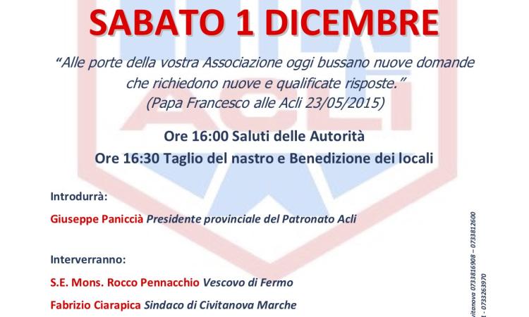 Civitanova, nuova sede per Patronato e Caf Acli Civitanova, nuova sede per Patronato e Caf Acli