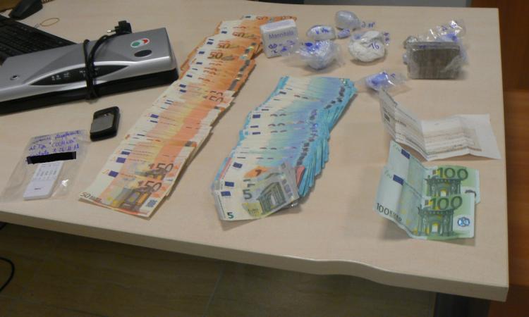 Macerata, sequestrati dai finanzieri 400 grammi di sostanze stupefacenti. Arrestato il responsabile