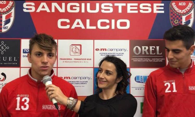 Sangiustese, intervista doppia con Lorenzo Tizi e Fabio Laringe Sangiustese, intervista doppia con Lorenzo Tizi e Fabio Laringe