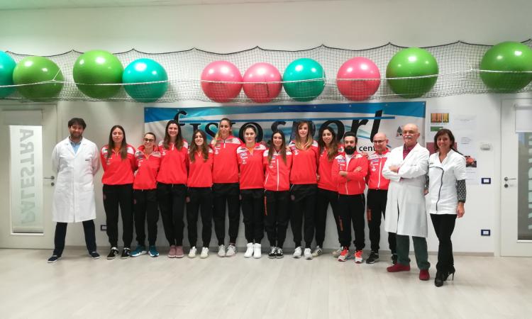 Roana CBF, visita al Fisiosport Medical Center di Piediripa