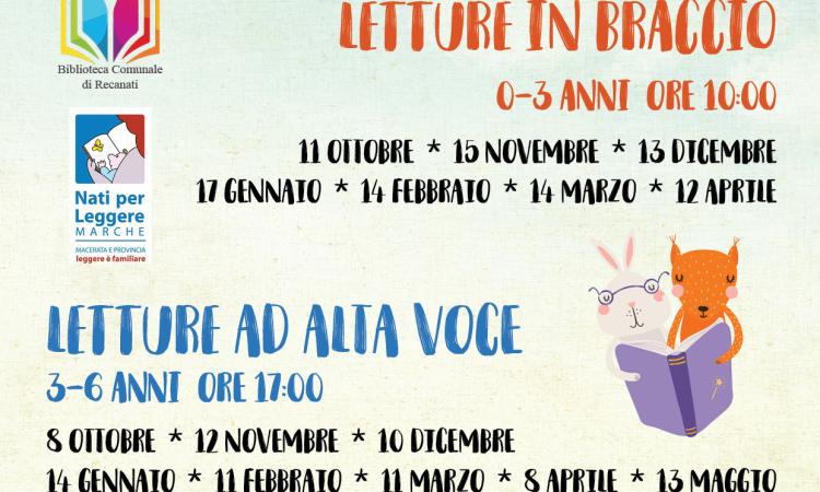Civitanova, torna l'appuntamento con "Letture ad Alta Voce" e "Letture in Braccio"