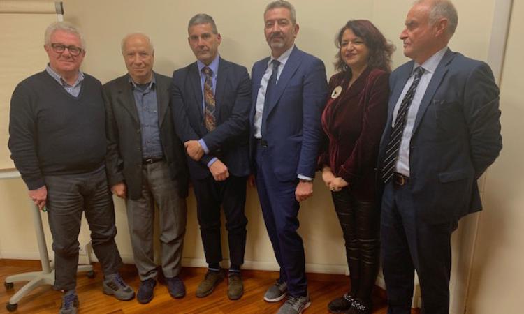 La delegazione marchigiana di Confartigianato a colloquio con il Commissario Farabollini
