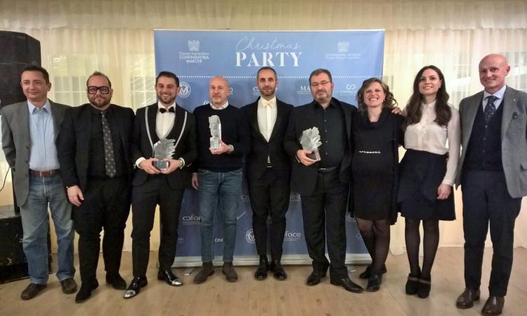 Confindustria Macerata, assegnati i premi per "Giovane Imprenditore", "Imprenditore Giovane" e "Tecnologia e Innovazione" 2018