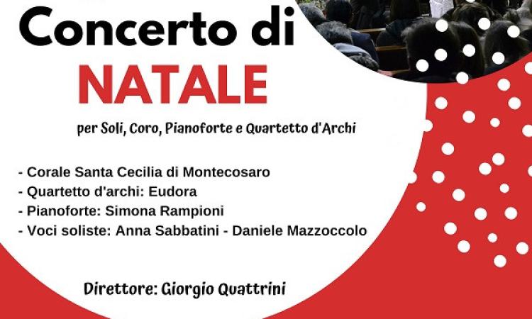 Montecosaro, domenica 23 concerto di Natale  presso la chiesa di San lorenzo