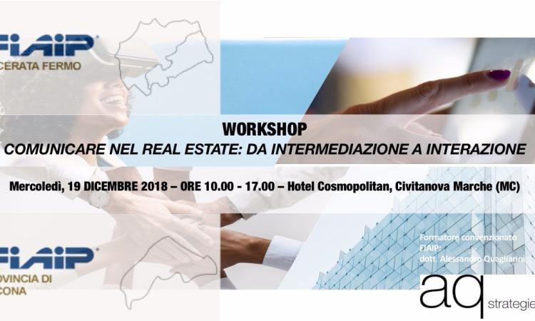 Civitanova, al Cosmopolitan appuntamento con il workshop promosso dal Fiaip a tema marketing immobiliare Civitanova, al Cosmopolitan appuntamento con il workshop promosso dal Fiaip a tema marketing immobiliare