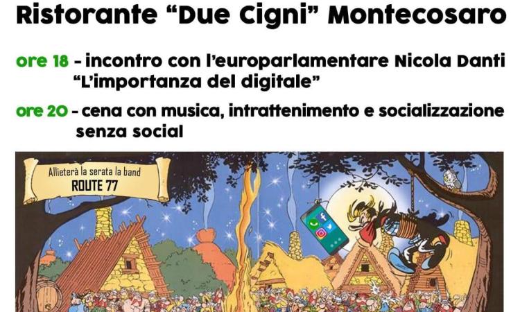 Montecosaro, "Non solo chat!": venerdì incontro con l'europarlamentare Nicola Danti