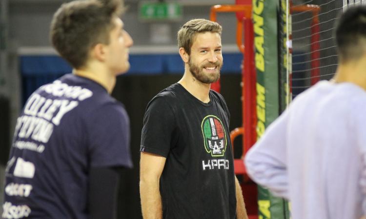 Volley Potentino, Jiri Kovar si allena con il gruppo Volley Potentino, Jiri Kovar si allena con il gruppo