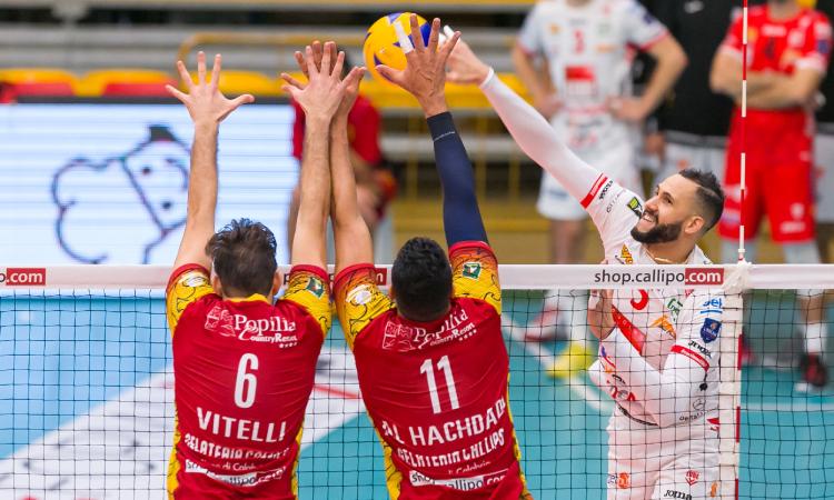 Lube: girone di andata chiuso con netta vittoria a Vibo (3-0), terzo posto confermato
