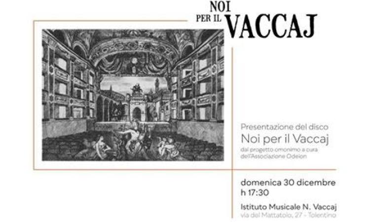 Tolentino, venerdì 30 dicembre concerto di chiusura del progetto "NOIPERILVACCAJ"