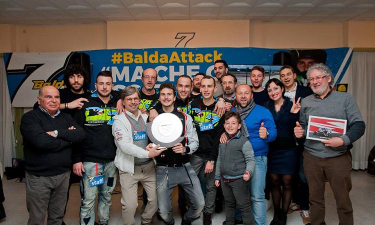 Baldassarri FanClub,  il 19 gennaio all'Hotel Horizon di Montegranaro la cena con il campione della Moto2