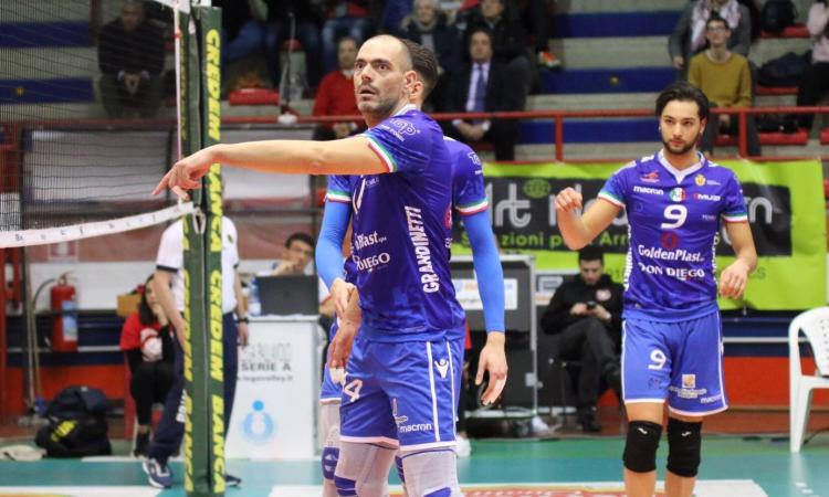 Volley, la GoldenPlast Potenza Picena si fa rimontare e viene sconfitta da Lamezia
