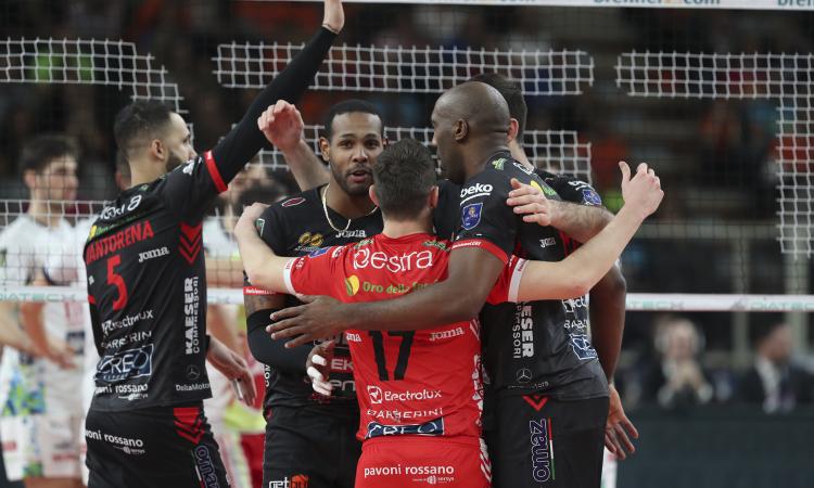 La Lube si rialza e batte per 3-1 Trento fuori casa (FOTO)