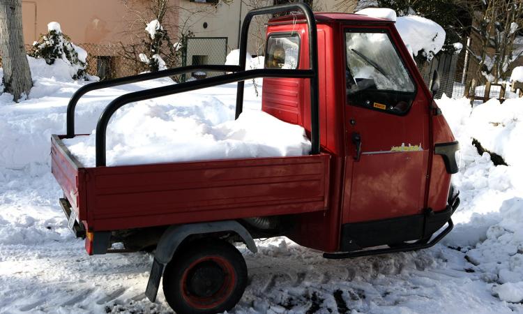 Nevicate diffuse nell'entroterra maceratese ma strade percorribili Nevicate diffuse nell'entroterra maceratese ma strade percorribili