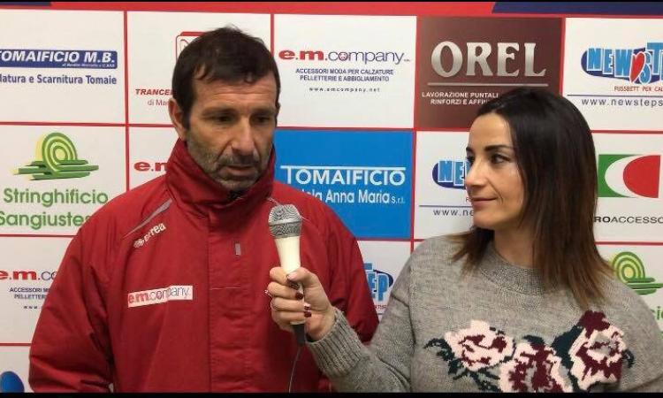 Sangiustese, le parole di mister Senigagliesi e di capitan Perfetti