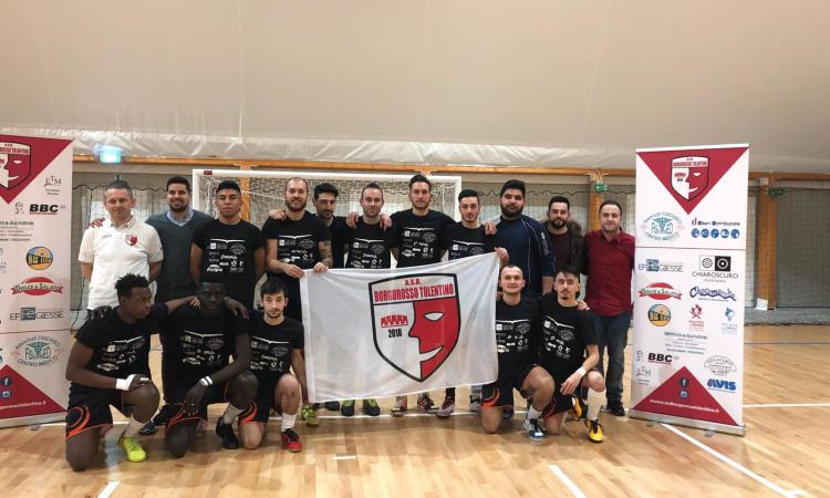 Calcio a 5 serie D: il Borgorosso Tolentino è campione d'inverno Calcio a 5 serie D: il Borgorosso Tolentino è campione d'inverno