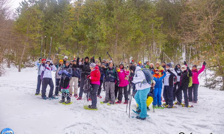 Frontignano, domenica dal sapore finlandese fra le pinete innevate (FOTO)