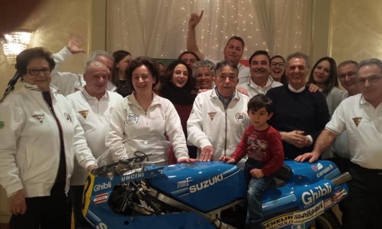 Recanati, grande festa al ristorante "Anton" per il Moto Club Franco Uncini (FOTO)