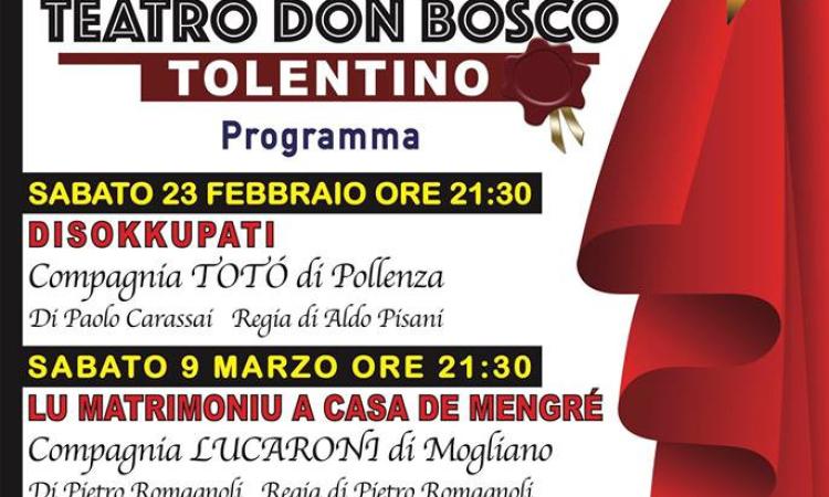 La commedia dialettale approda al Don Bosco di Tolentino