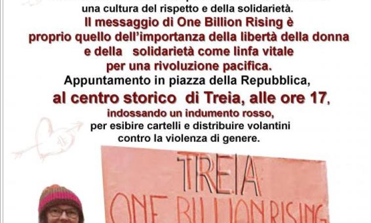 Lotta alla violenza di genere a Treia: giovedì 14 "One Billion Rising"
