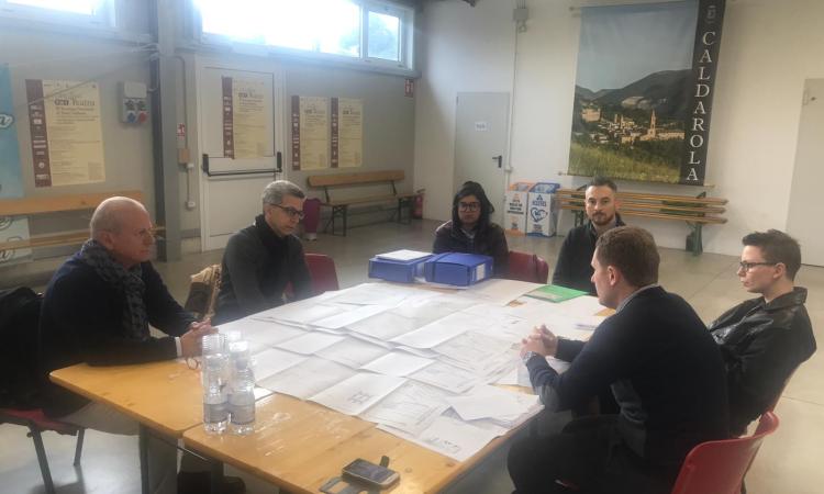 Visita ispettiva ieri a Caldarola per la realizzazione del nuovo Municipio