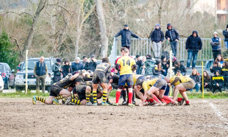 Rugby, vittoria d'autorità della Banca Macerata sul campo del Castel San Pietro