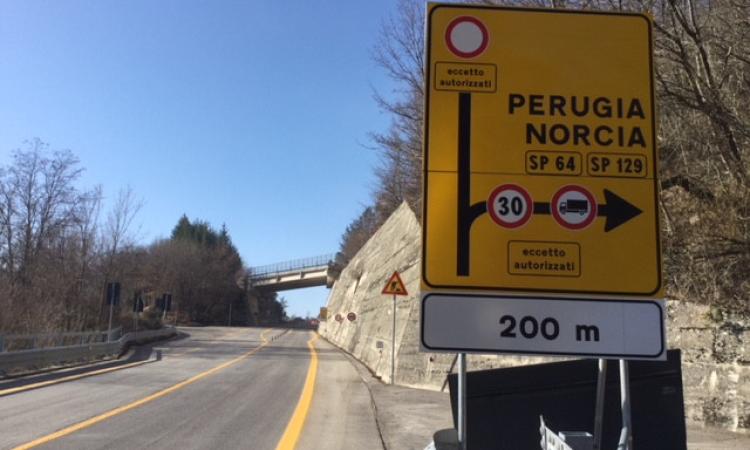Ricostruzione, Anas:"Riaperta senza limiti di orario l'arteria stradale Norcia- Arquata del Tronto"