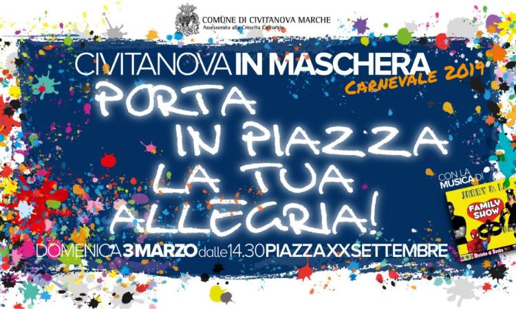Civitanova, Carnevale in piazza: il programma completo Civitanova, Carnevale in piazza: il programma completo