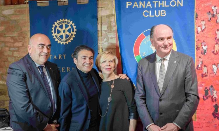 Macerata, Ospite del Panathlon Club il campione di ciclismo Claudio Chiappucci