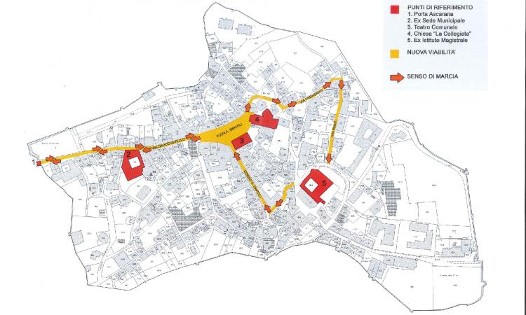 San Ginesio, cambia la viabilità in centro storico San Ginesio, cambia la viabilità in centro storico