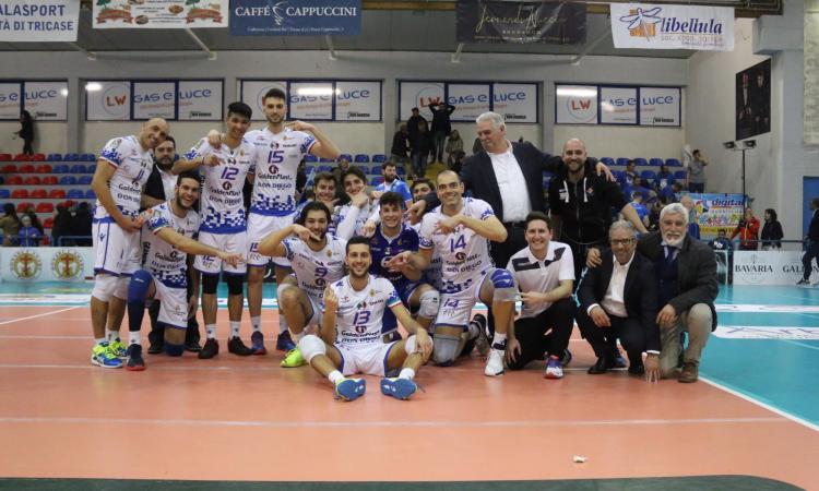 Volley A2, il Volley Potentino batte al tie break Alessano e sogna i Play-Off