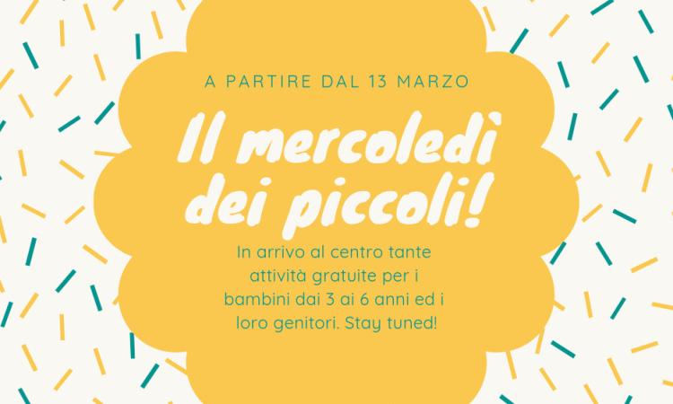 Si apre il calendario dei mercoledì al centro per le famiglie di Civitanova Alta
