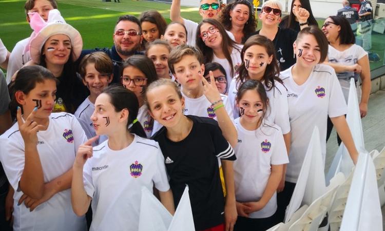 Civitanova, la squadra de La Boca Girl all'Allianz Juventus Stadium Civitanova, la squadra de La Boca Girl all'Allianz Juventus Stadium