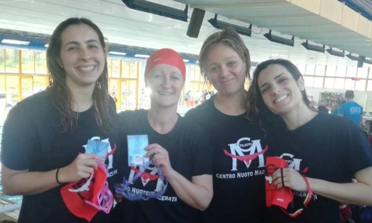 Centro Nuoto Macerata: conquistate 13 medaglie nella categoria Master