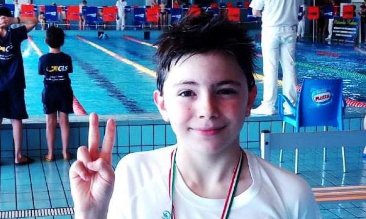 San Severino, Campionati Regionali di Nuoto: due podi per Riccardo Balloriani del Blugallery San Severino, Campionati Regionali di Nuoto: due podi per Riccardo Balloriani del Blugallery
