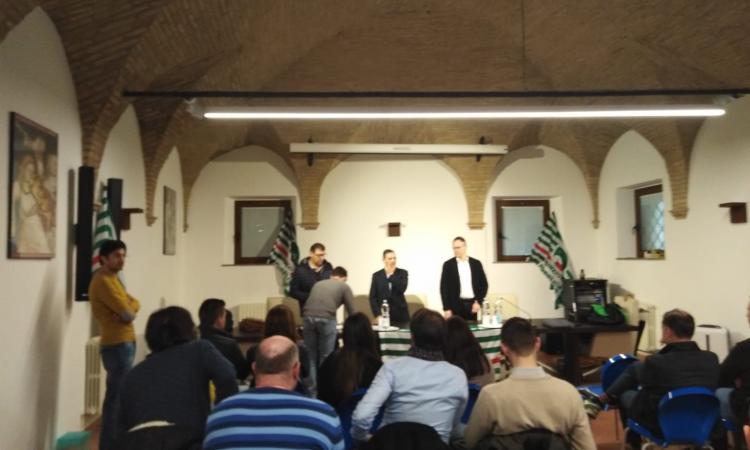 Tolentino, incontro tra lavoratori precari e Cisl all'Auditorium della ASSM