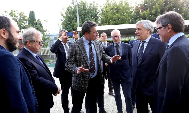 Civitanova, Antonio Tajani in visita all'ICA Group della famiglia Paniccia (FOTO)