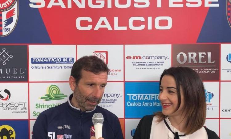 Sangiustese, le parole di mister Stefano Senigagliesi in vista del match di domenica contro Forlì